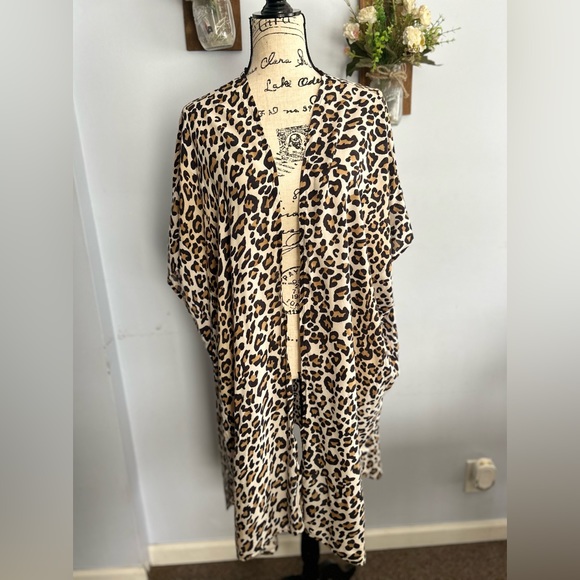 Angie Other - Angie cheetah print bohemian kimono boho chic hippie western indie